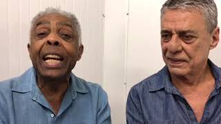 Gilberto Gil e Chico Buarque pedem Lula Livre já [upl. by Eanert]