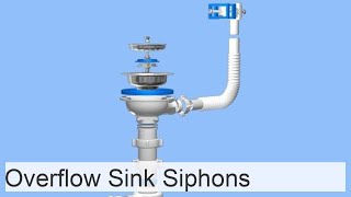 Siphons for kitchen sinks with overflow how to assemble a kitchen sink with a large neck [upl. by Edward]