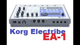 Korg Electribe EA1 FAT FAT FAT sounds [upl. by Trisha]