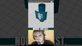 NOOB ARTIST VS PRO ARTIST modeling tutorial 3dsmax [upl. by Llednek]