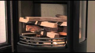 How to light your Wood Burning Stove  Contura [upl. by Leahpar]