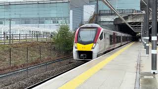 Greater Anglia Class 745 departs from Stansted Airport [upl. by Isyed]