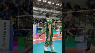 Bieniu on fire 🔥 26 points in one game 🤯 volleyball plusliga middleblocker [upl. by Schwitzer627]