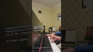 Practice Perceptions Beethoven Presto Agitato from Moonlight Sonata piano classicalmusic [upl. by Enaj]