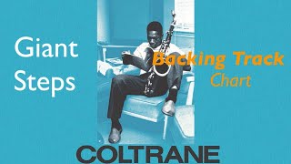 Giant Steps Play along track chart Coltrane for Jazz improvisation practice 150Bpm [upl. by Markman]