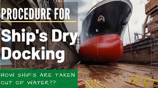 Dry Docking a Ship drydocking shiprepair maritime [upl. by Norra619]