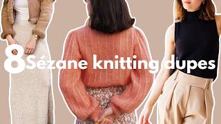 FALL Sézane pieces you can knit 8 knitting patterns dupes for Sézane’s designs  knitting dupes 01 [upl. by Adnirim662]