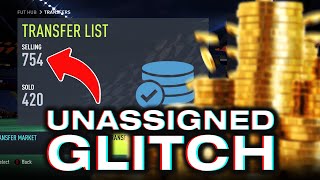 HOW TO GO UNASSIGNED ON FIFA 22 ULTIMATE TEAM GLITCH [upl. by Marutani44]