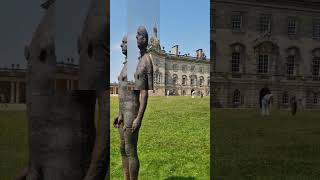 ANTONY GORMLEY art installation at Houghton Hall quotTime Horizonquot relaxing art statues male [upl. by Nahgeem803]