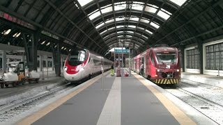 Circolazione dei treni della stazione di Milano Centrale [upl. by Kwasi221]