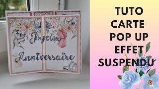 Tuto carte pop up effet suspendu [upl. by Aronoel]