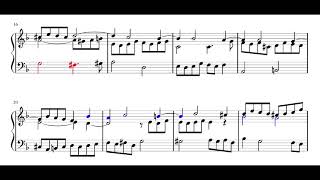 Little Fugue on the BACH motif with diminutions [upl. by Atrim951]