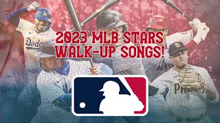 2023 MLB STARS WALKUP SONGS  PART 1 [upl. by Owades]