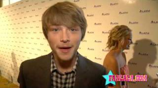 Sterling Knight Is A HUGE Demi Lovato Fan [upl. by Aveneg]