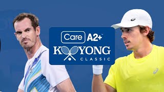 Andy Murray vs Alex de Minaur  Kooyong Classic 2023 [upl. by Briney]