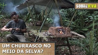 Construí um abrigo primitivo incrível  Sobreviva Ep20 [upl. by Esihcoc596]