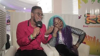 Spice Reacts To Bella Tommie Love and Hip Hop Drama Dating Rumors  Reggae Sumfest 2018 [upl. by Annia]