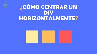 Cómo Centrar Div Horizontalmente con CSS 🤯 [upl. by Allyn]