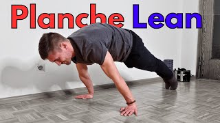 How To Planche Lean Correctly  Calisthenics Beginner Tutorial [upl. by Niveb]