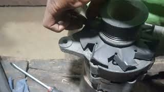 tata 1615 alternator Problem fixauto automobile okrepair electrical wiring [upl. by Ahsaeit]