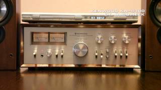 Kenwood KA9100 Vintage Integrated Amplifier HiFi Stereo Amplifier demo [upl. by Kassia]