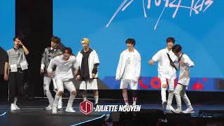 KCON 2018 NY 180623 Stray Kids 스트레이 키즈  Random Play Dance to EXO BTS Twice amp GOT7 [upl. by Eastlake]