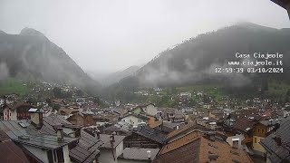 Timelapse 03102024  Webcam Casa Ciajeole  Moena Val di Fassa Dolomiti [upl. by Gilbye]