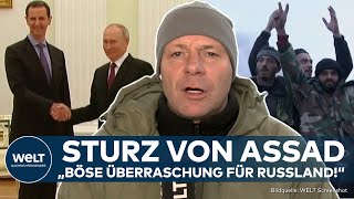 STURZ VON ASSAD quotBöse Überraschungquot für Russland Deal mit Rebellen Putins Stützpunkte in Gefahr [upl. by O'Meara747]