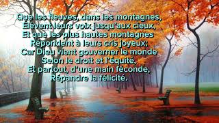 Hymnes et Louanges 37Peuples chantez un saint cantique [upl. by Innavoig]