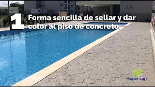 ✅ Sellador acrílico para PISOS DE CONCRETO con COLOR [upl. by Hamlani]