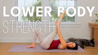 Lower Body Strength  30 Minute Yoga Practice [upl. by Kirat445]