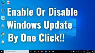 How to EnableDisable Windows Update in Windows 111087 [upl. by Nalo600]