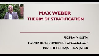 Max Weber Theory of Stratification [upl. by Adaran536]