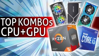 Die BESTEN CPU amp GPU GAMING Kombinationen 😲 2021 [upl. by Elwin]