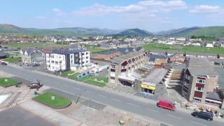 Tywyn Seafront Drone footage [upl. by Daggna]