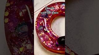 Doming with UV Resin  Resin Letter Keychain [upl. by Denae]