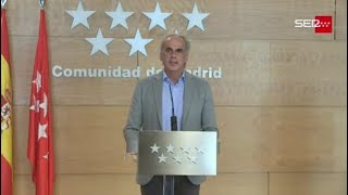 Ruiz Escudero anuncia las nuevas medidas que entrarán en vigor en Madrid el próximo lunes [upl. by Marje]