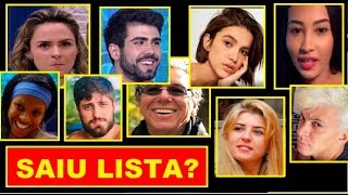 BBB20 SAIU A LISTA dos PARTICIPANTES INFORMAÇÃO IMPORTANTE É DIVULGADA [upl. by Otirecul]