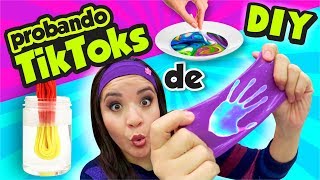 PONIENDO A PRUEBA TIKTOKS de DIY  MANUALIDADES ⭐ Así o más fácil [upl. by Essyle]