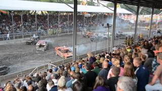 Delaware County Fair  Demolition Derby Part I 2013 [upl. by Curtis437]