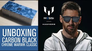 🕶️ hawkers x messi ⚽ carbon black chrome warwick classic ESPAÑOL HD [upl. by Nahtanha]