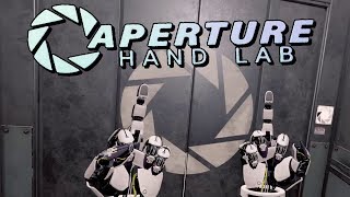 Aperture Hand Lab  Getting Handsy With Some Personality Cores VR gameplay no commentary [upl. by Brigit548]