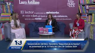 Terrorismo “Seguridad de la Nación” es presentado en 15 Feria del Libro de Caracas 2024 3era edición [upl. by Osner723]