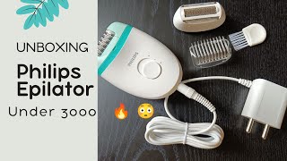 UNBOXING Philips Corded Epilator BRE 245 🔥😍  2 in 1shaver and epilator  Best Epilator❤️ [upl. by Mandy]