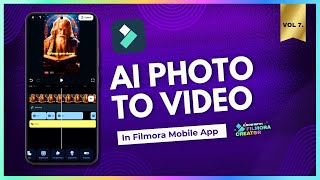 Make Engaging Videos Using AI Photo to Video in Filmora Mobile  wowanand FilmoraWondershare [upl. by Nairrot]