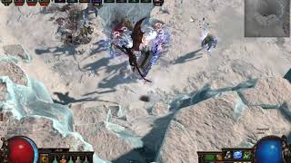 Ice Golem Golemancer build 36 Path of Exile  Elder Map [upl. by Garold]