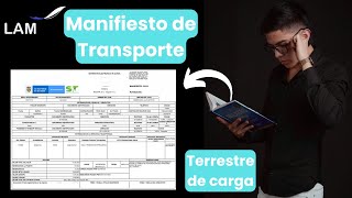 ☑️ Qué es un MANIFIESTO de CARGA en el TRANSPORTE TERRESTRE   1 Consejo ¡¡DEMASIADO IMPORTANTE❓ [upl. by Whiting994]