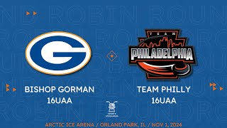 Bishop Gorman 16UAA vs Team Philly 16UAA  RR1 [upl. by Sillyrama]