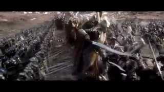 The Hobbit The Battle of the Five Armies  Dwarves and Elves Charge on Orcs [upl. by Carnay378]