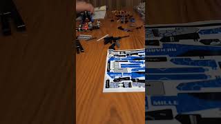 building Lego Mclaren Senna 42123 part 1 lego speedrun [upl. by Bussy]